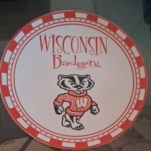 WISCONSIN BADGERS GAMEDAY PLATE